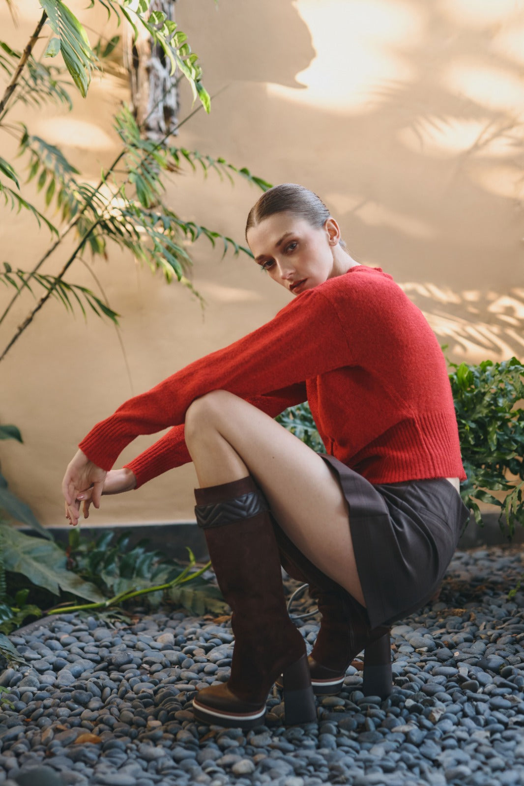 RAPHAELLE BOOTS CHOCOLAT FONDANT