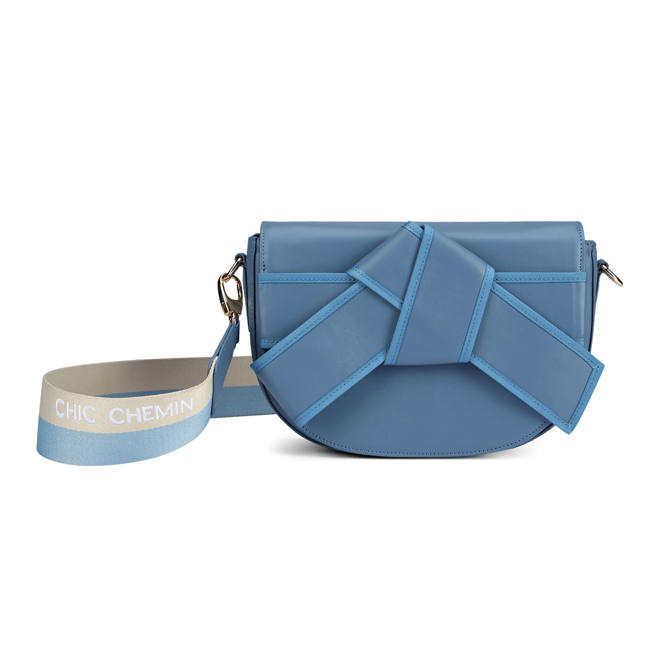 CHIC NOEUD SAC BLEU CIEL