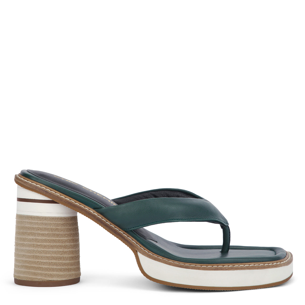 ROSALIE FLIP FLOPS EMERALD GREEN