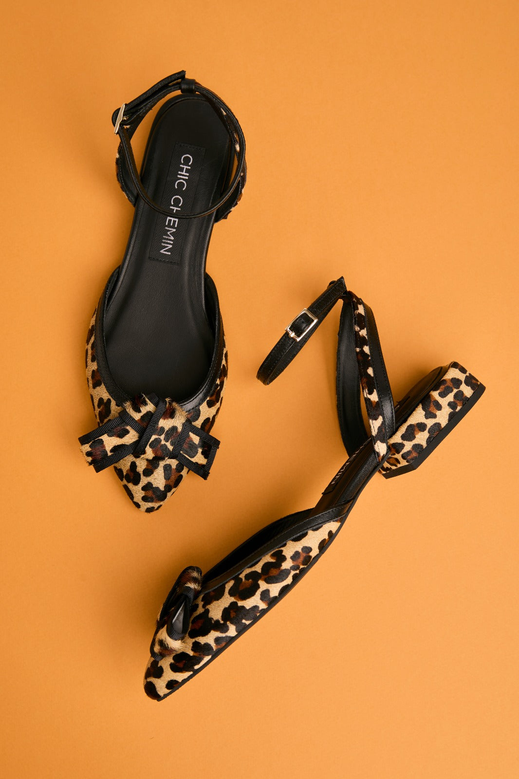 FLATS CHIC NOEUD LÉOPARD