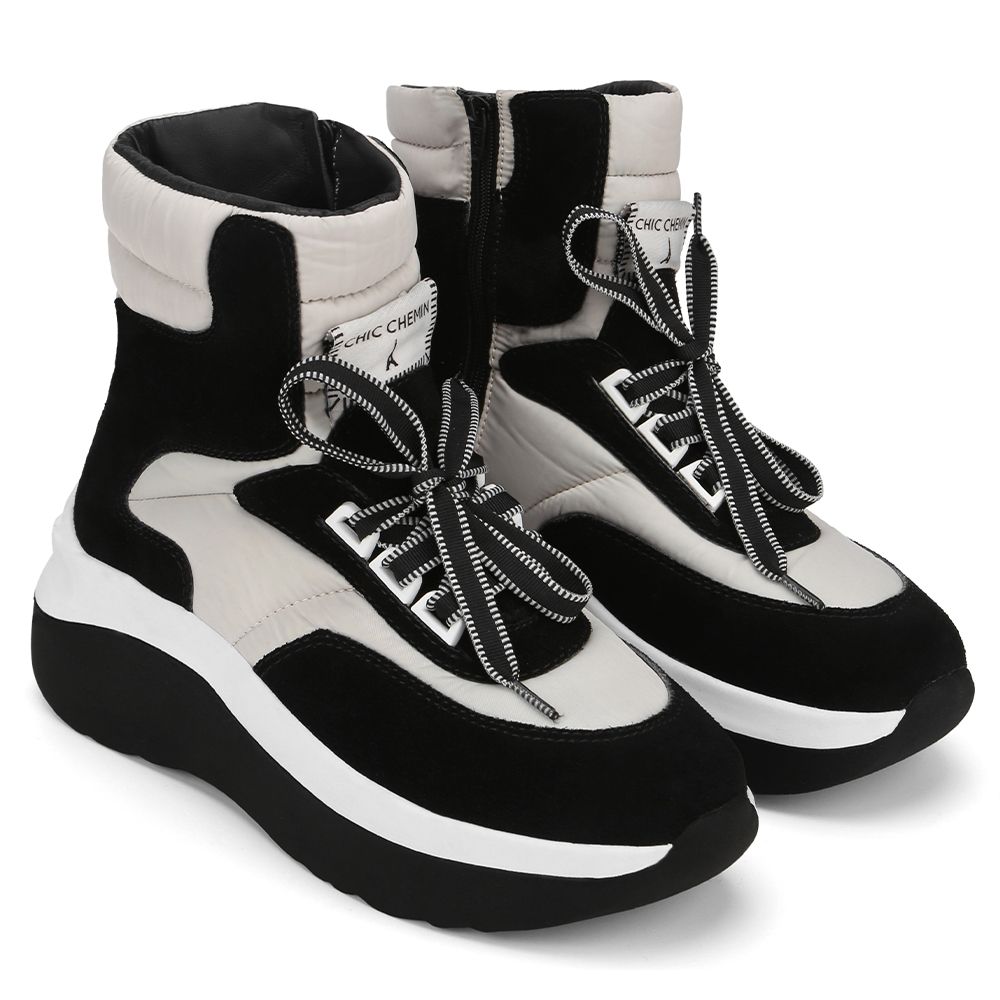 LARA MOON BLACK SNEAKERS