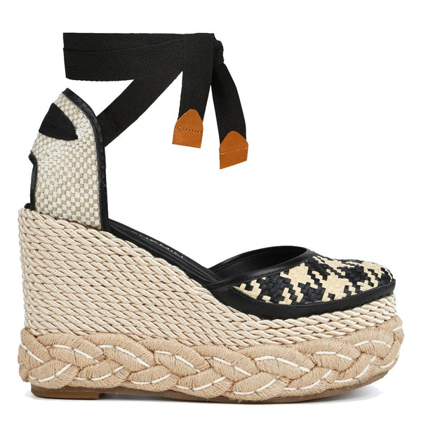 PIED DE POULE BLACK ESPADRILLES