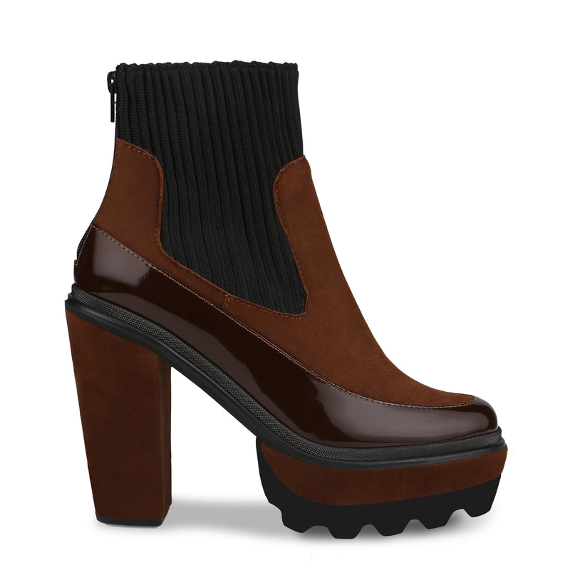 GALA CUIR VERNIS DARK CHOCO