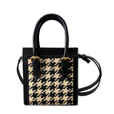 SAC PIED DE POULE BLACK