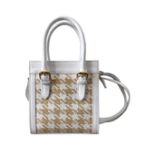 SAC PIED DE POULE BLANCHE