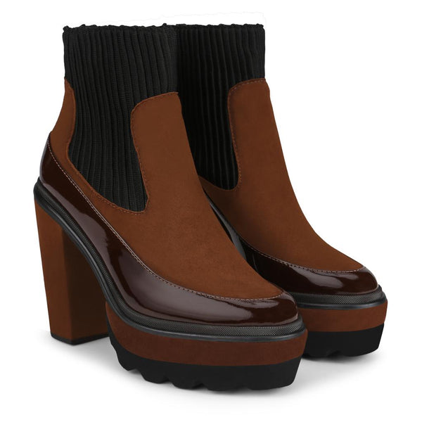 GALA CUIR VERNIS DARK CHOCO