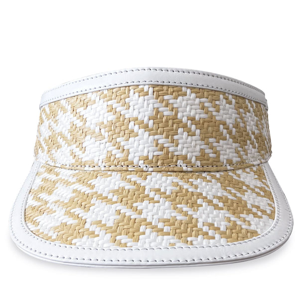VISOR PIED DE POULE BLANCHE