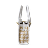SAC PIED DE POULE BLANCHE